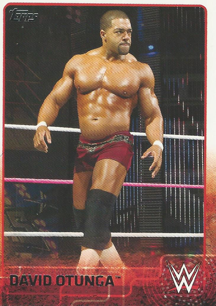 WWE Topps 2015 Trading Card David Otunga No.23