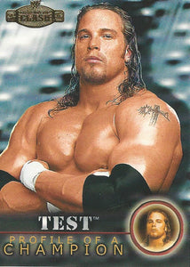 WWF Fleer Championship Clash 2001 Trading Card Test No.63
