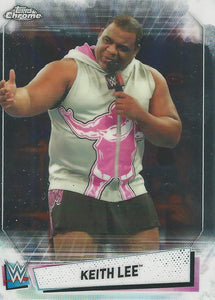 WWE Topps Chrome 2021 Trading Cards Keith Lee No.23