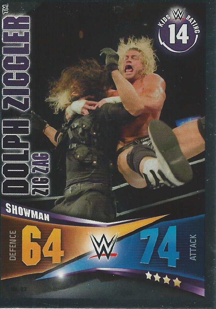 WWE Topps Slam Attax Rivals 2014 Trading Card Dolph Ziggler No.23