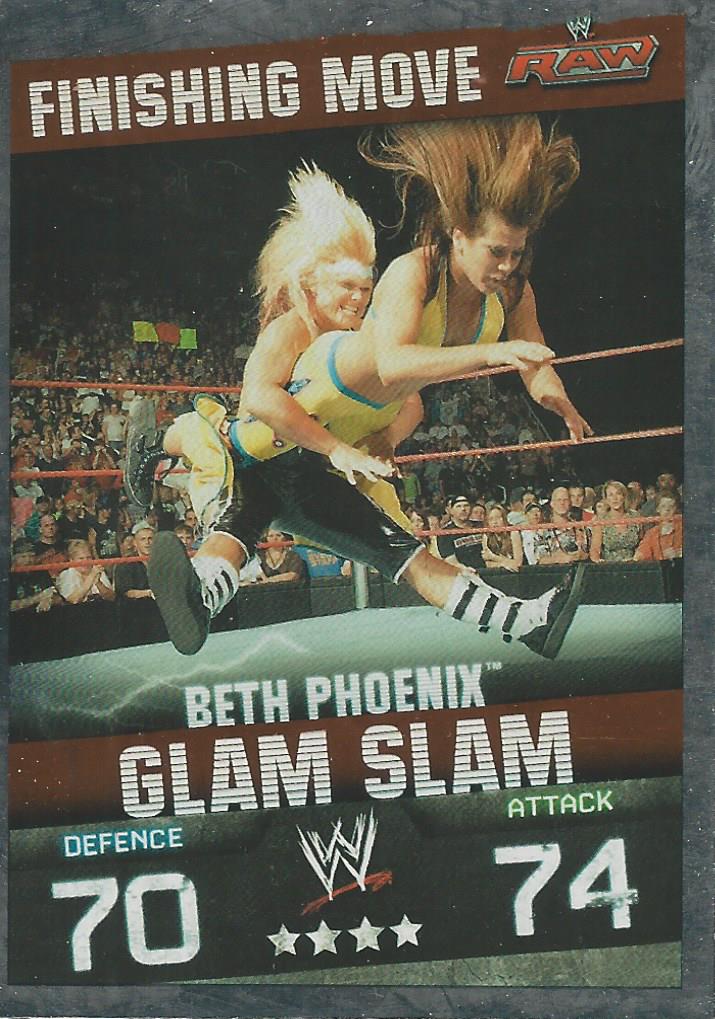 WWE Topps Slam Attax Evolution 2010 Trading Cards Beth Phoenix No.23