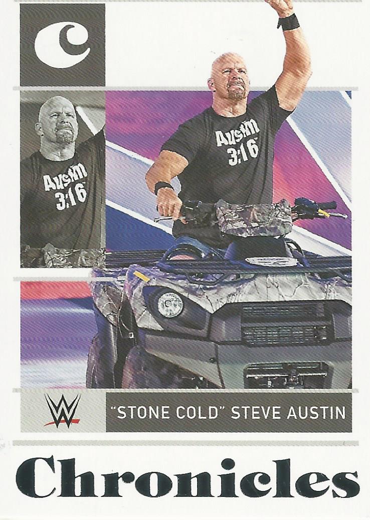 WWE Panini Chronicles 2023 Trading Cards Stone Cold Steve Austin No.65