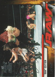 WWE Fleer Raw vs Smackdown Trading Card 2002 Lita No.23