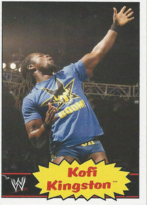 WWE Topps Heritage 2012 Trading Cards Kofi Kingston No.23