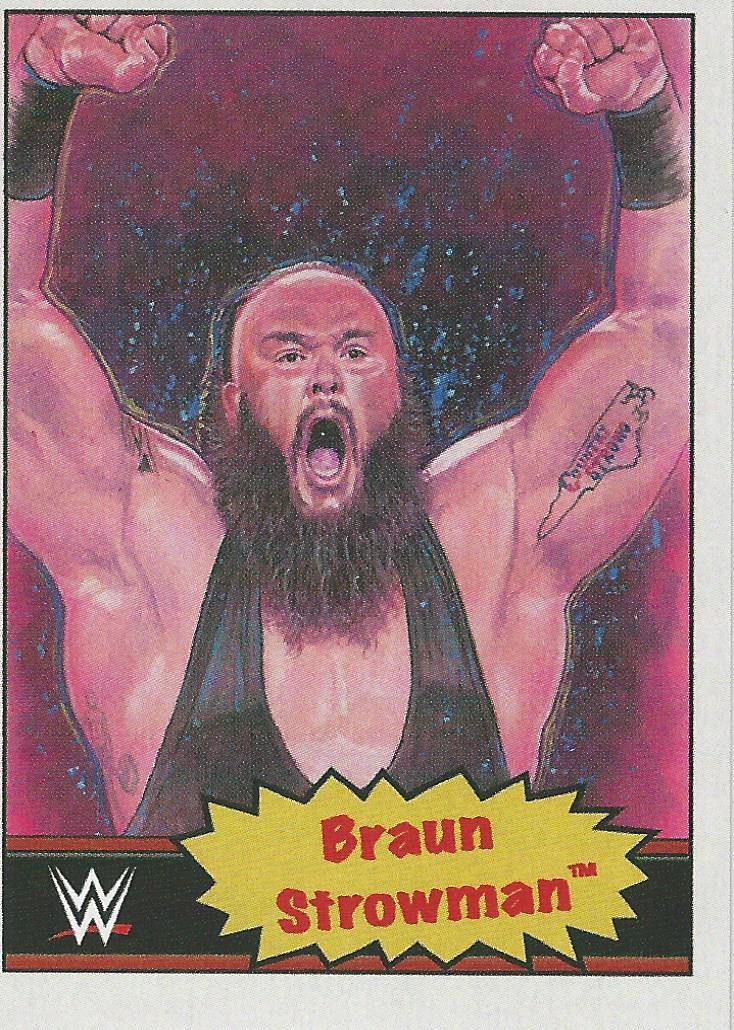 WWE Topps Living Set Trading Cards 2021 Braun Strowman No.23