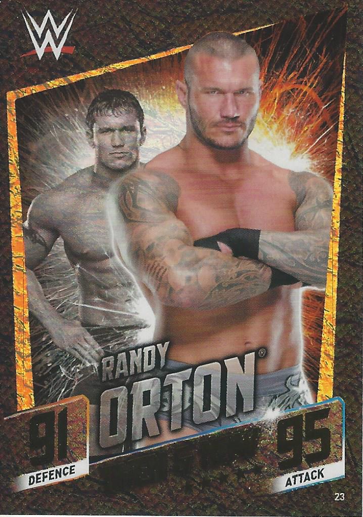 WWE Topps Slam Attax 2015 Then Now Forever Trading Card Randy Orton No.23