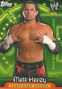 WWE Topps Insider 2006 Trading Card Matt Hardy No.23