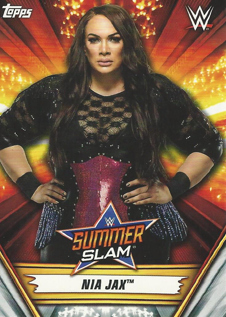 WWE Topps Summerslam 2019 Trading Card Nia Jax No.23