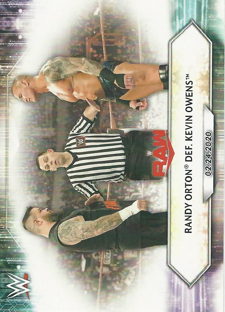 WWE Topps 2021 Trading Cards Randy Orton and Kevin Owens No.23