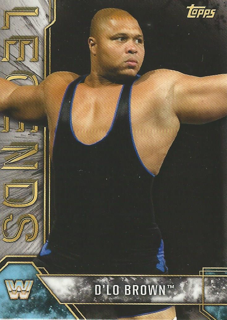 WWE Topps Legends 2017 Trading Card D-Lo Brown No.23