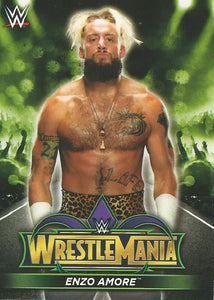 WWE Topps Road to Wrestlemania 2018 Trading Cards Enzo Amore R23