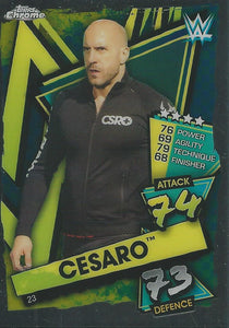 WWE Topps Slam Attax Chrome 2021 Trading Cards Cesaro No.23