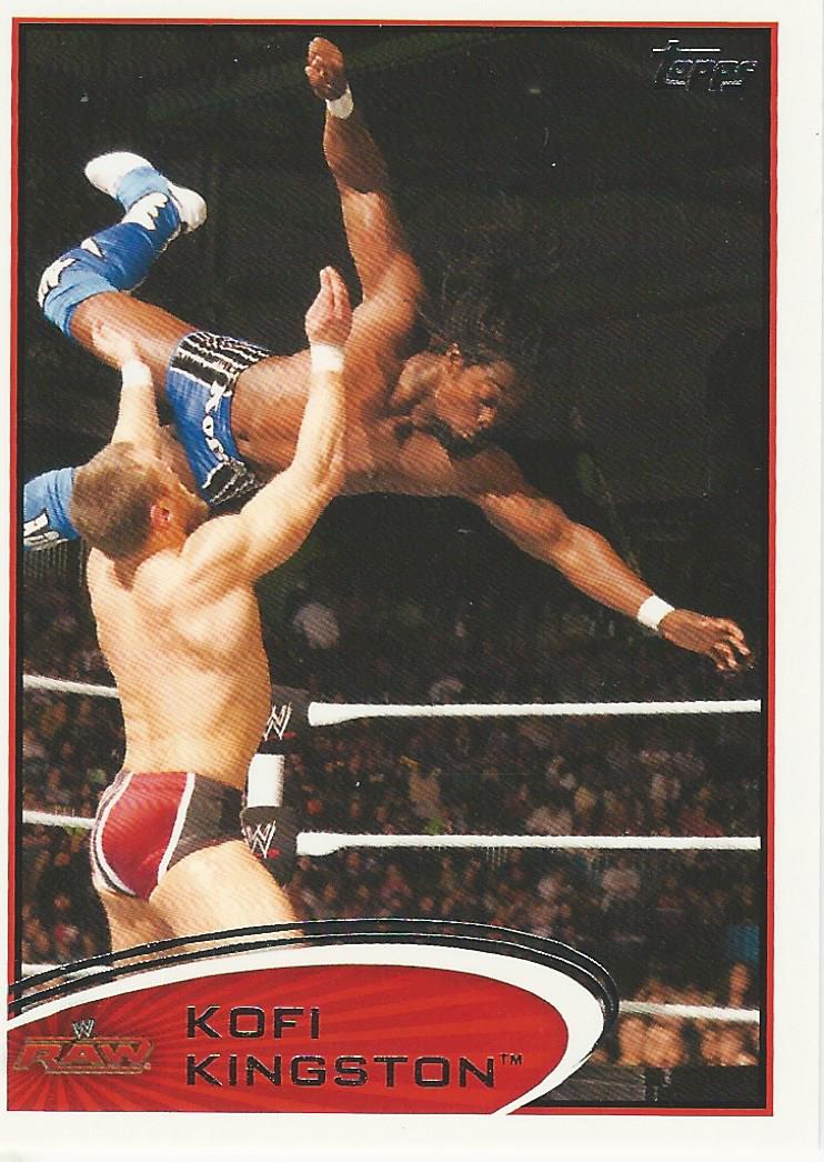 WWE Topps 2012 Trading Card Kofi Kingston No.23