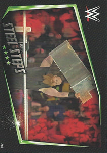 WWE Topps Slam Attax 2015 Then Now Forever Trading Card Steel Steps No.240