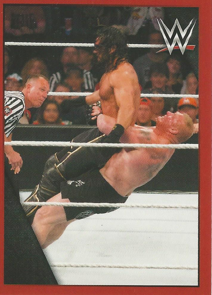 WWE Topps Then Now Forever 2016 Stickers Brock Lesnar No.240