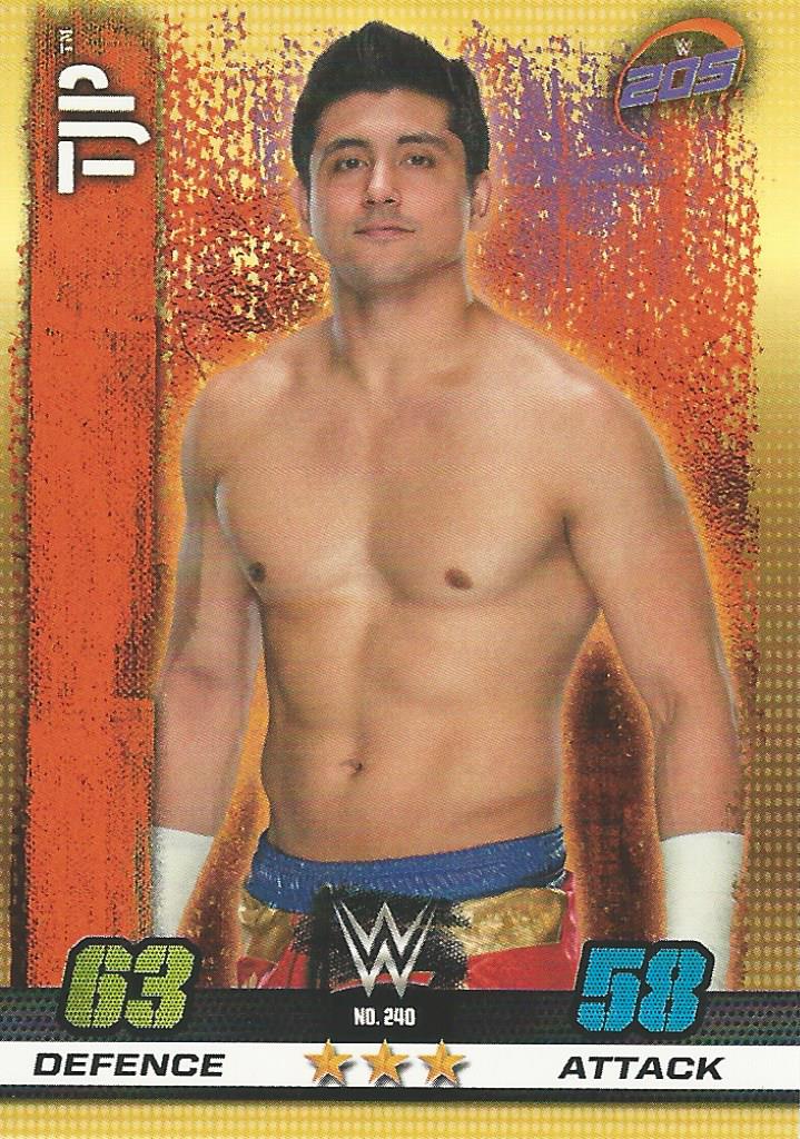 WWE Topps Slam Attax 10th Edition Trading Card 2017 TJP No.240