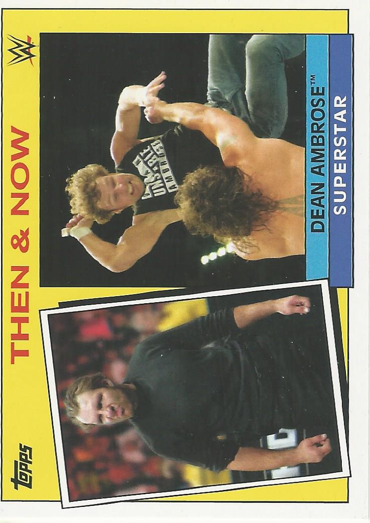 WWE Topps Heritage 2015 Trading Card Dean Ambrose 10 of 30