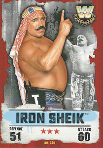 WWE Topps Slam Attax Takeover 2016 Trading Card Iron Sheik No.240