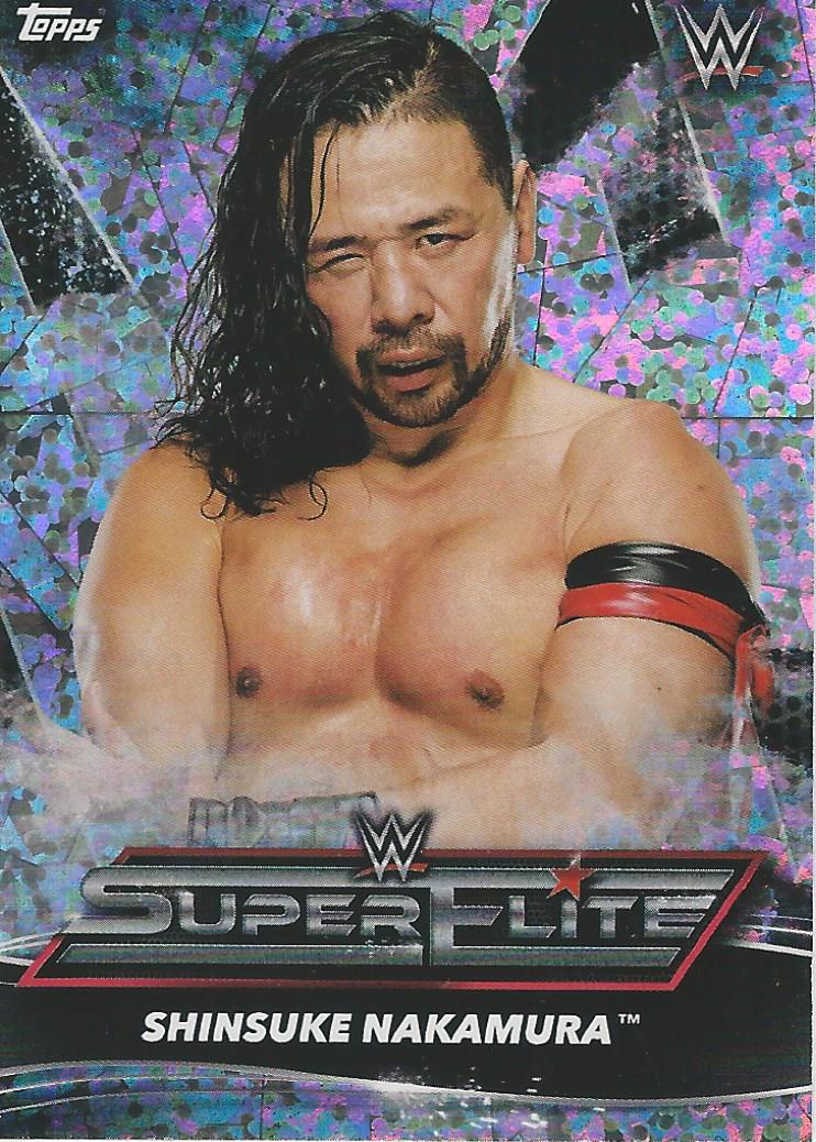 Topps WWE Superstars 2021 Trading Cards Shinsuke Nakamura SE15