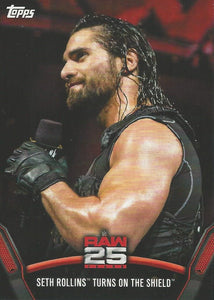 WWE Topps Then Now Forever 2018 Trading Cards Seth Rollins Raw-41