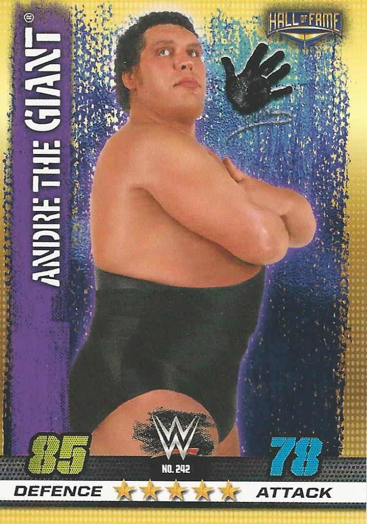 WWE Topps Slam Attax 10th Edition Trading Card 2017 Andre the Giant No.242