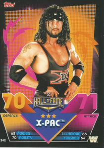 WWE Topps Slam Attax Reloaded 2020 Trading Card X-Pac No.242