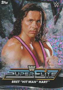 Topps WWE Superstars 2021 Trading Cards Bret Hart IC2