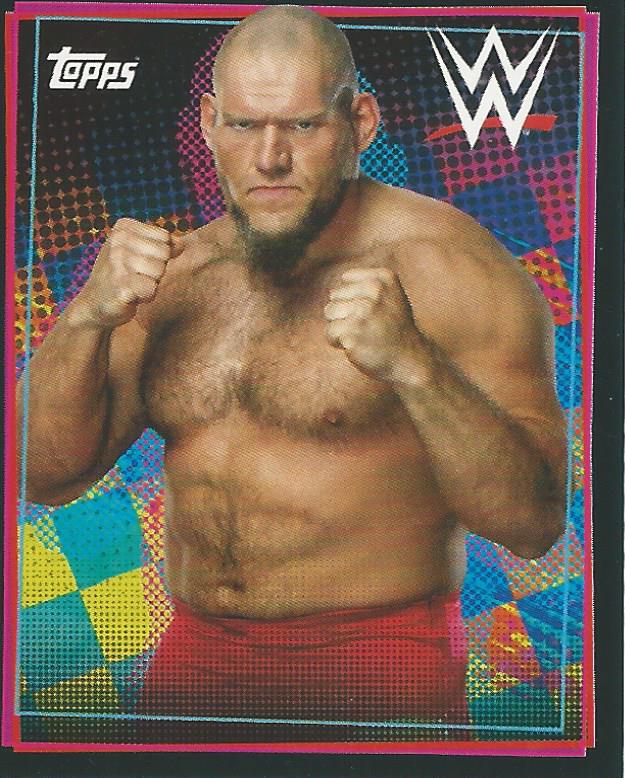 WWE Topps Road to Wrestlemania Stickers 2021 Lars Sullivan No.244