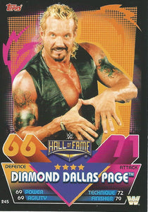 WWE Topps Slam Attax Reloaded 2020 Trading Card Diamond Dallas Page No.245