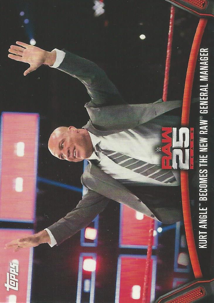 WWE Topps Then Now Forever 2018 Trading Cards Kurt Angle Raw-46
