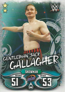 WWE Topps Slam Attax Live 2018 Trading Card Gentleman Jack Gallagher No.246