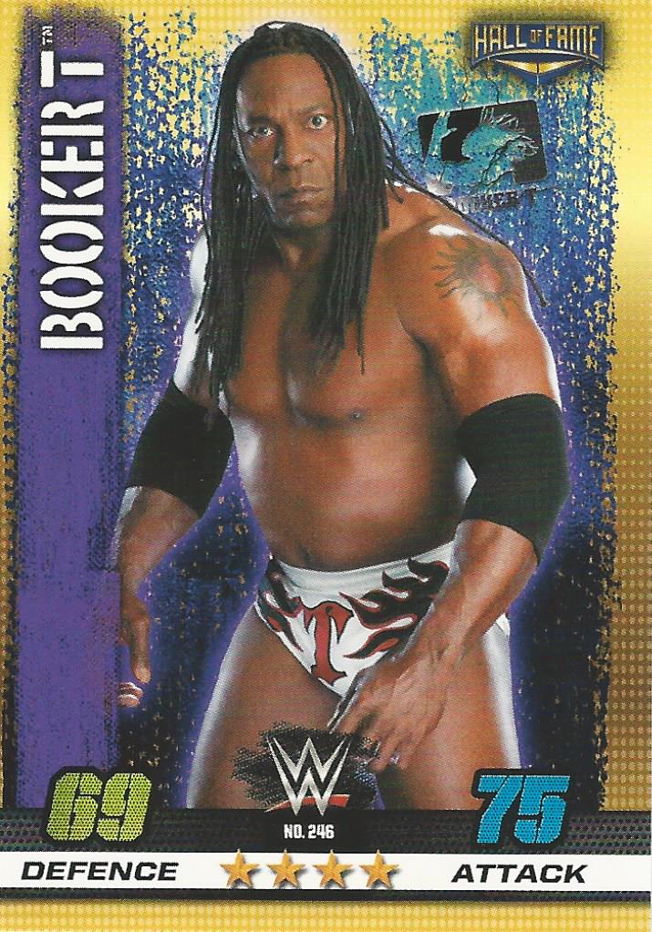 WWE Topps Slam Attax 10th Edition Trading Card 2017 Booker T No.246