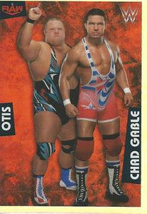 WWE Panini 2022 Sticker Collection Otis and Chad Gable Foil No.246