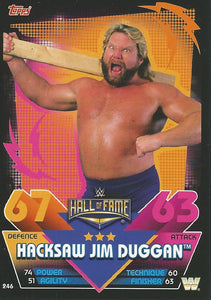 WWE Topps Slam Attax Reloaded 2020 Trading Card Hacksaw Jim Duggan No.246