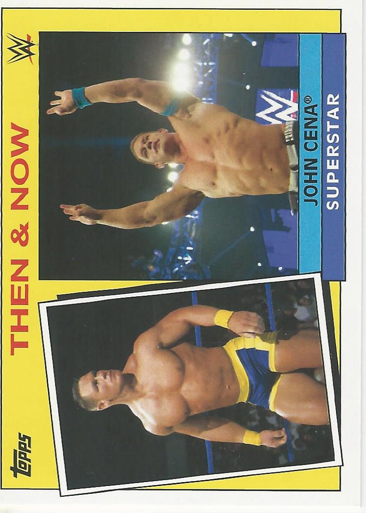 WWE Topps Heritage 2015 Trading Card John Cena 17 of 30