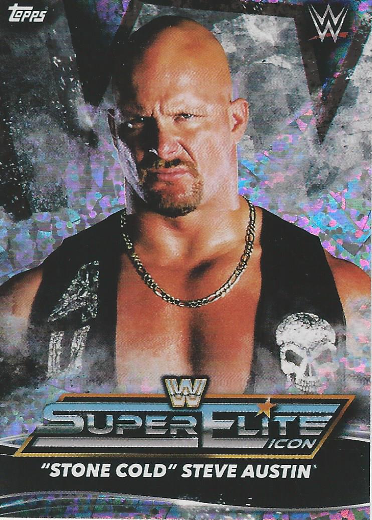 Topps WWE Superstars 2021 Trading Cards Stone Cold Steve Austin IC6