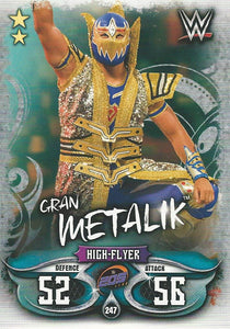 WWE Topps Slam Attax Live 2018 Trading Card Gran Metalik No.247