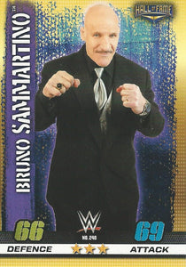 WWE Topps Slam Attax 10th Edition Trading Card Bruno Sammartino No.248