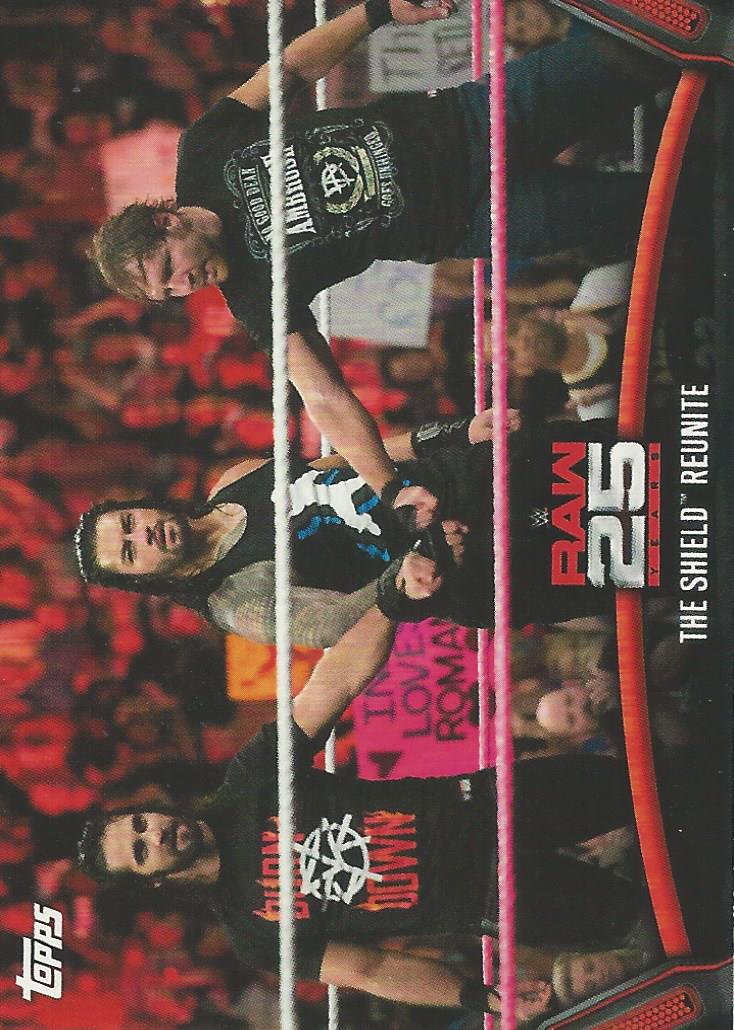 WWE Topps Then Now Forever 2018 Trading Cards The Shield Raw-48