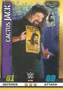 WWE Topps Slam Attax 10th Edition Trading Card 2017 Cactus Jack No.249