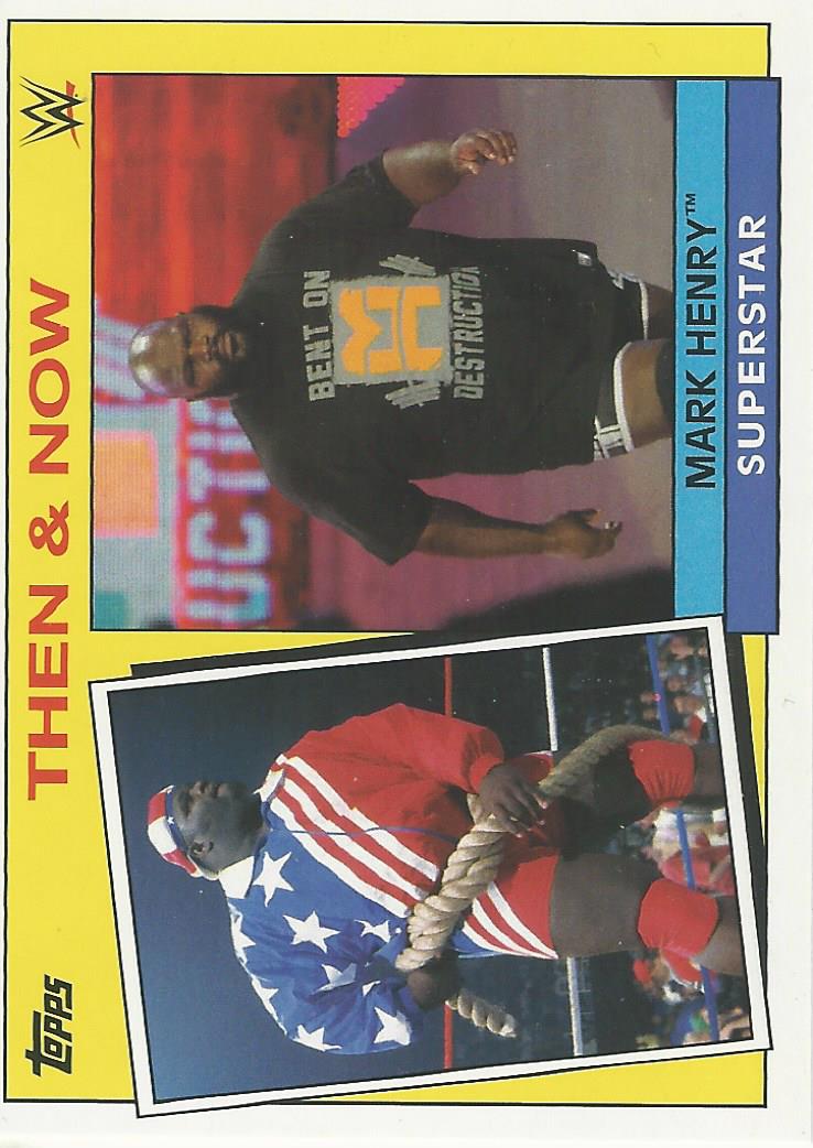 WWE Topps Heritage 2015 Trading Card Mark Henry 19 of 30