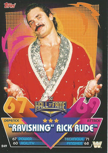 WWE Topps Slam Attax Reloaded 2020 Trading Card Rick Rude No.249