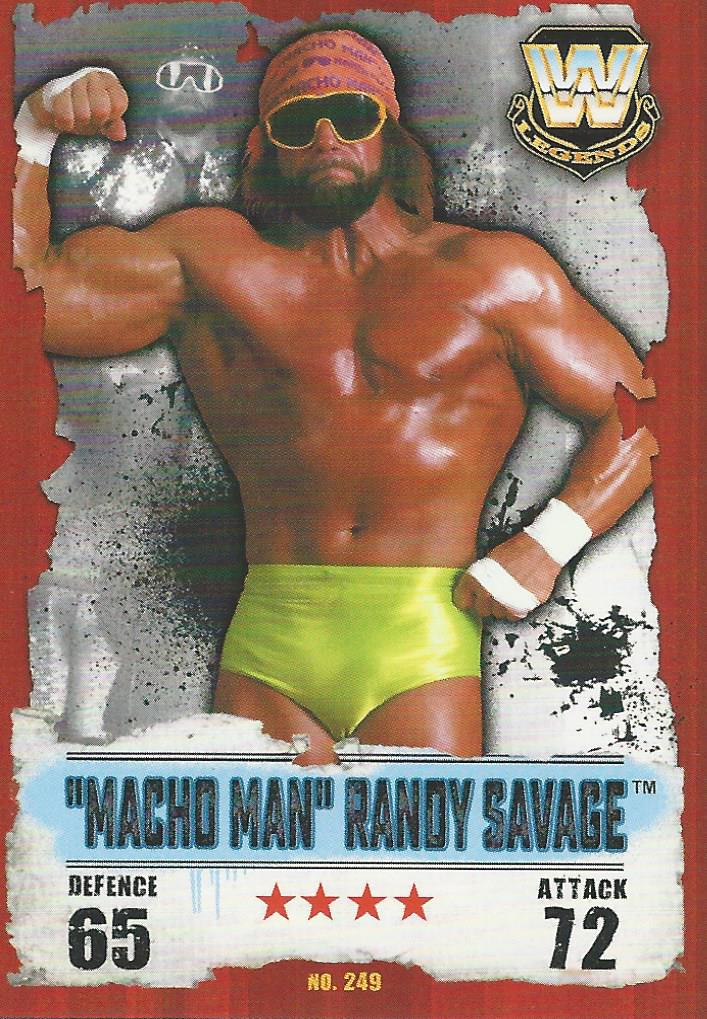 WWE Topps Slam Attax Takeover 2016 Trading Card Macho Man Randy Savage No.249