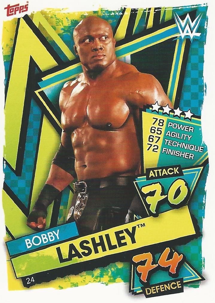 WWE Topps Slam Attax 2021 Trading Card Bobby Lashley No.24