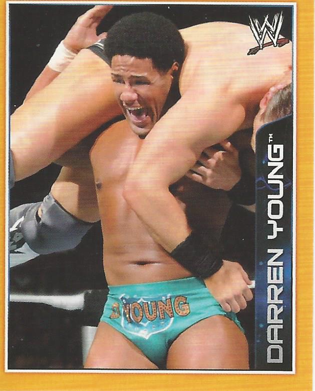 WWE Topps A-Z Sticker Collection 2014 Darren Young No.24