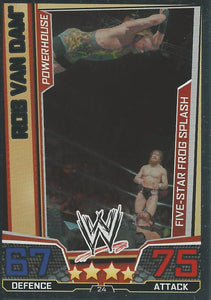 WWE Slam Attax Superstars 2013 Trading Card Finisher Rob Van Dam No.24