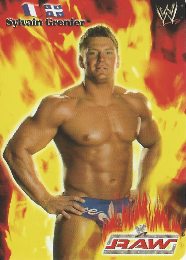 WWE Smackdown Tesla 2004 Trading Cards Sylvain Grenier No.24