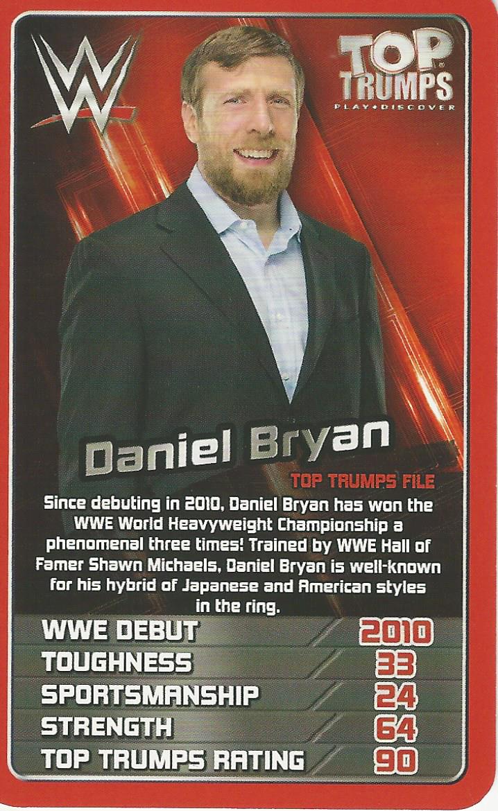 WWE Top Trumps 2017 Daniel Bryan