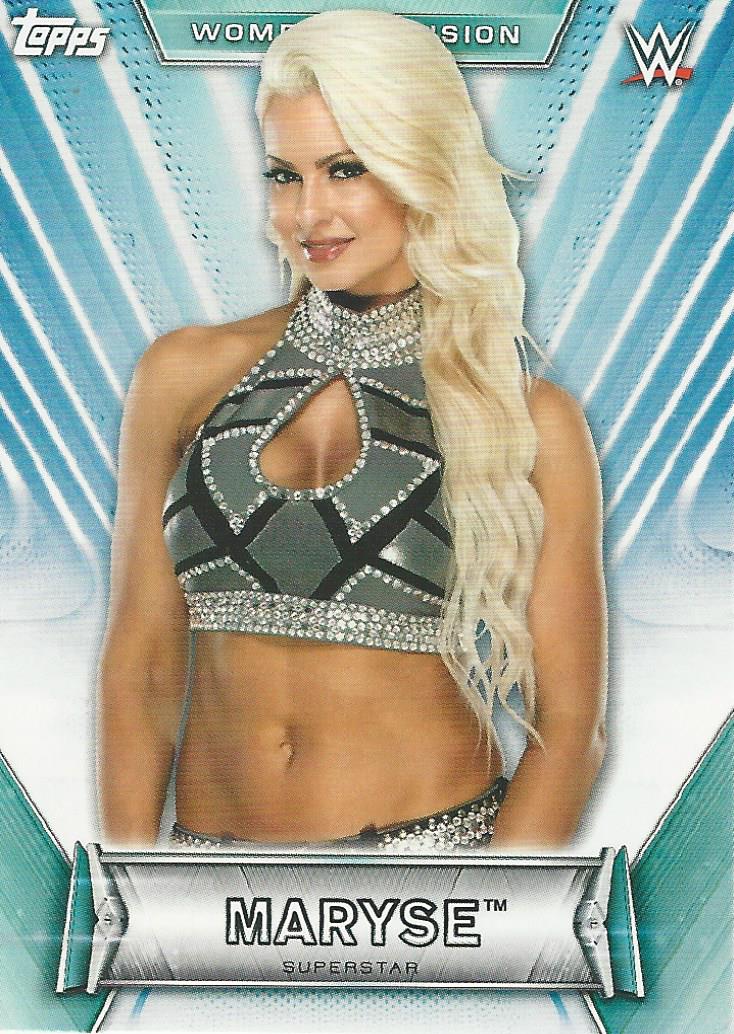 WWE Topps Women Division 2019 Trading Card Maryse No.24