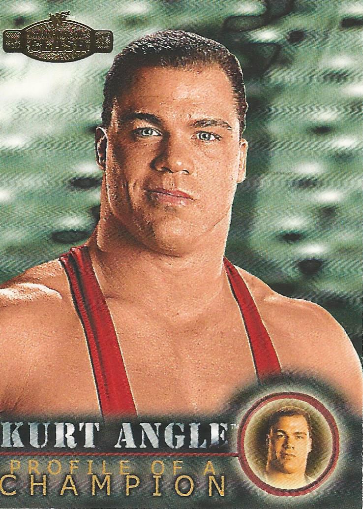 WWF Fleer Championship Clash 2001 Trading Card Kurt Angle No.62